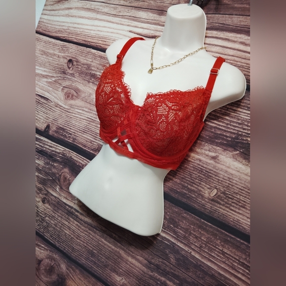 Burnt Orange Adore Me Lace Bra In A Size 40DD In New Condition! - Picture 2 of 5